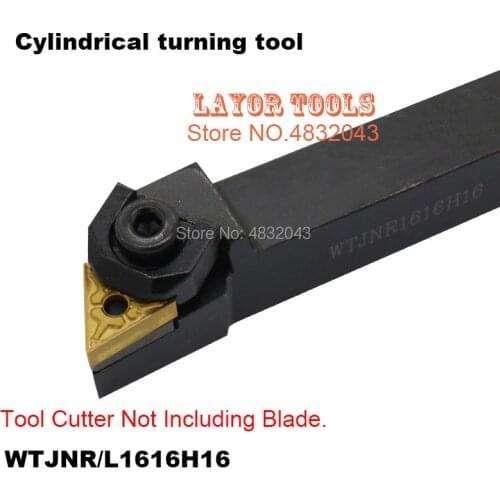 WTJNR1616H16 CNC turning tool holder,lathe External turning tool,indexable Lathe cutting tool for TNMG160404/08 Inserts Holder