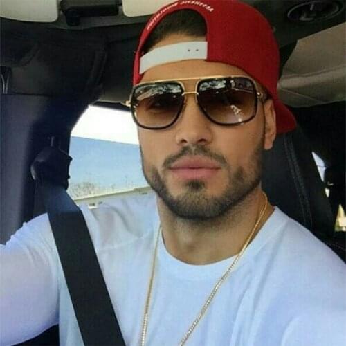 YAMEIZE 2020 Square Oversized Sunglasses Men Mirror Gradient Women Sun Glasses Male Traveling Gafas de sol female