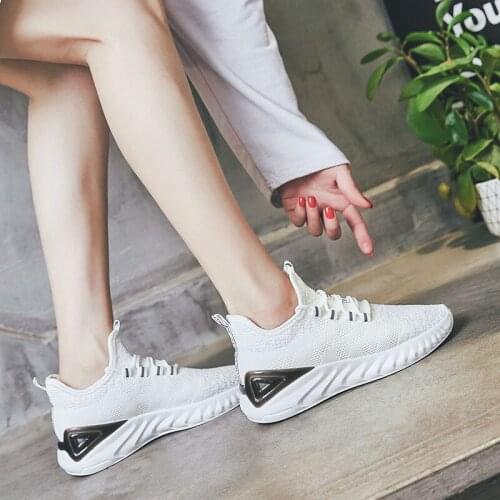 Tenis Feminino Women Tennis Shoes Tenis Mujer 2019 Ladies Lace-Up Flat Sneakers Sport Shoes Tenis Plataforma Chaussures Femme