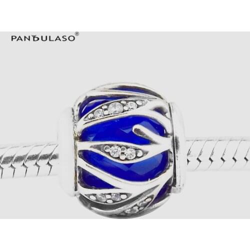 Natures Radiance Charm Royal Blue DIY Beads For Jewelry Making Woman Beads For Original 925 Silver Bracelets Christmas Gift