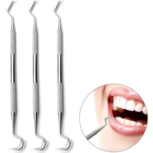 1/2Pcs Double-end Hook Probe Dentist Teeth Clean Mouth Guard Dental Tools Dental Lab Equipment Oral Care Hygiene Products