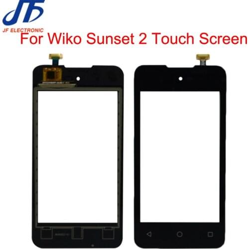 10pcs/lot For Wiko Sunset 2 Touch Screen Digitizer Glass Front Sensor Panel Smartphone Repair Parts 4.0 inch
