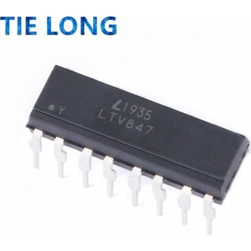 10PCS LTV-847 DIP-16 LTV847 DIP16 PC847 DIP