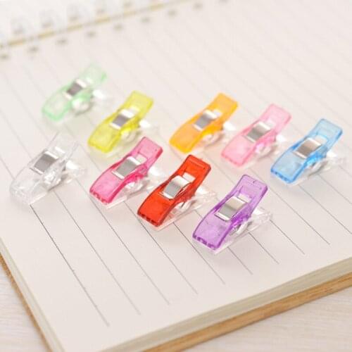 1000 Pcs High quality multicolor Plastic Clips For Patchwork Sewing DIY Crafts, Quilt Quilting Clip Clover Wonder Clip