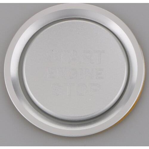 2 Pack Decorative One Button Engine Start Stop Push Button Cover Trim Fit For Audi Q5 8R 2009-2017