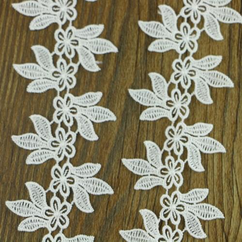 2yards high quality pure white cotton edge garment accessories DIY sewing accessories