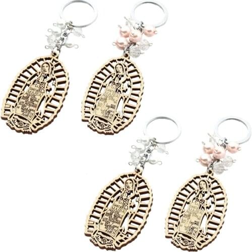 4Pcs Portable Keyrings Simple Car Door Keys Holder Hanging Pendant Festival Gift
