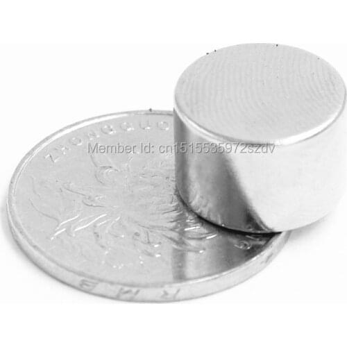 50pcs Strong Round Dia 15mm x 10mm N35 Rare Earth Neodymium Magnet Art Craft Fridge 15x10mm