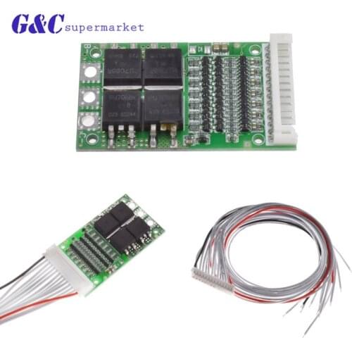 6-13S 3.7V 25A PCB BMS Protection Board For 18650 Li-ion Lithium Battery Cell Module diy electronics