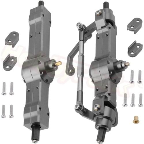 Aluminum Metal Front / Rear Bridge Axle Gear Box For WPL C14 C24 B14 B24 B16 B36 1/16 RC Car Military Truck Rock Crawler Trucks