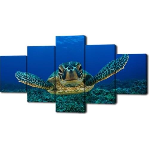 No Frame HD Home Decoration Printing Sea Turtle Poster Canvas Wall Art Oil Painting Living Room Decoration
