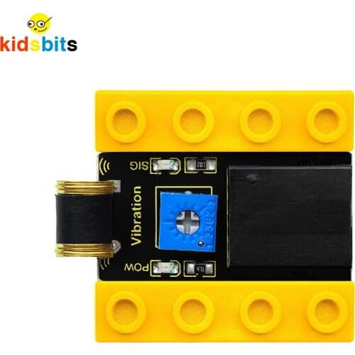 Kidsbits Blocks Coding 801s Shake Vibration Switch Detection Sensor Shock Module For Arduino STEM Programming Education