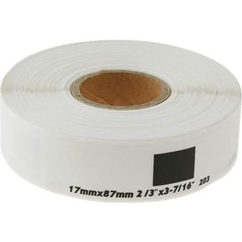 Compatible DK-11203 Label 17mm*87mm 300Pcs Compatible for Brother Label Printer White Paper DK11203 DK-1203