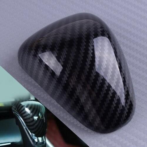DWCX ABS Carbon Fiber Texture Inner Car Gear Shift Knob Cover Trim Fit for Honda Accord 2013 2014 2015 2016 2017