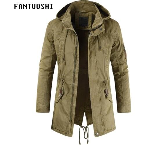 FANTUOSHI Men's Long Jackets
