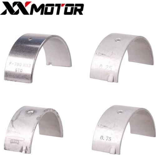 4Pcs Crankshaft Crank Shaft Connecting Rod Bearing STD Oversize +0.25 +0.5 +0.75mm For Honda VTZ250 VTR250 Magna250 VTR VTZ 250