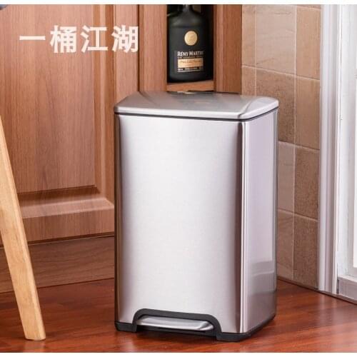 Trash Can Storage Bins Garbage Bin Kitchen Zero Waste Eco Friendly Recycling Bin Poubelle Chambre Dustbin Waste Bins BE50TB