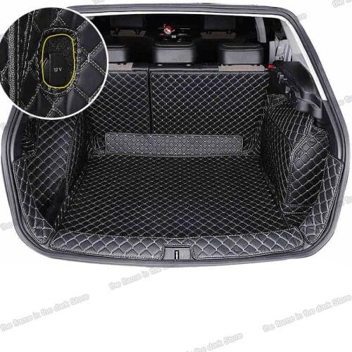 For gac gs4 leather car trunk mat cargo liner 2020 2021 2022 2014 2015 2016 2017 2018 2019 cover carpet boot accessory trumpchi