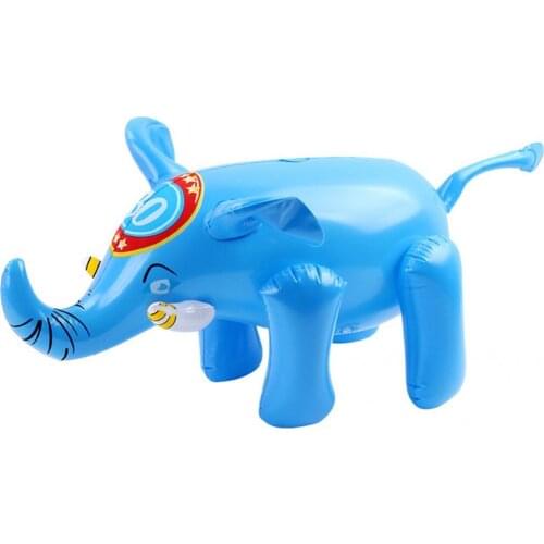 Inflated Funny Expression Kids Bathing Inflatable Elephant Toy Lovely Inflatable Bath Toy Wear-resistant for Child