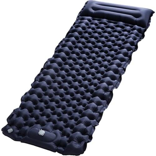 Inflatable Mattress Ultralight Waterproof Compact Air Mat Single Sleeping Pad Travel Folding Bed Portable Camping Mat with Bag