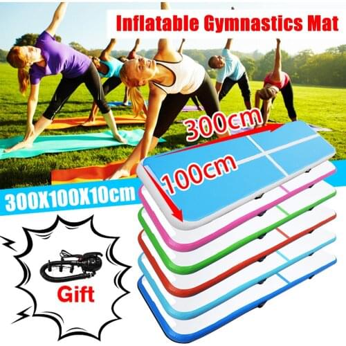 New Factory Wholesale Inflatable Air Floor 3M/4M/5M Olympics Gym Mat With Pump Beautiful Airtrack Cheap Price Tumbling Air Track