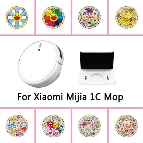 Provide Customized Custom Flower Sticker for xiaomi Robot Robotic 1C Mop Vacuum Cleaner Beautifying Protective Skin Accessories