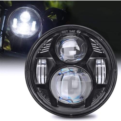 5.75 inch Led headlight halo Ring white DRL Angel eye For Dyna Sportster Softail 5 3/4"Headlamp 5.75 inch Led headlight halo R