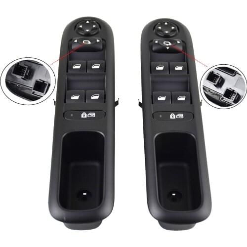 New 96650621ZD 6490X6 96650620ZD For Peugeot 3008 5008 Hatchback Wagon Driver Side Electric Power Master Window Switch