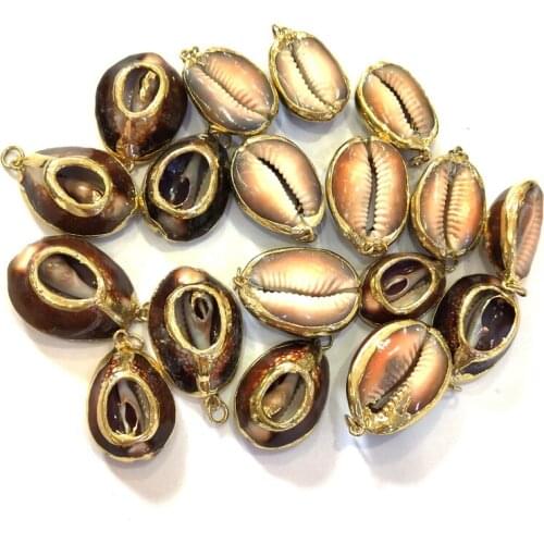 Natural shell Conch shape Pendants Exquisite charms for Jewelry Making DIY Bracelet earring Necklaces Accessories 20x28-22x35mm