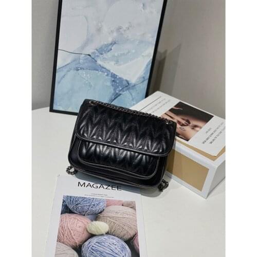 High Quality Female Women Shoulder Crossbody Bag Genuine Chain Leather Womens Bags Bag Fashion Designer Bags Ladies Messenger