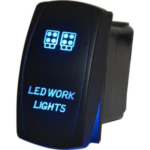 LED WORK LIGHTS Car SWITCH DC 12V-24V Toggle ROCKER SWITCH LED Light Laser 12V 20A 5 Pins ON-OFF Switch for Car Boat