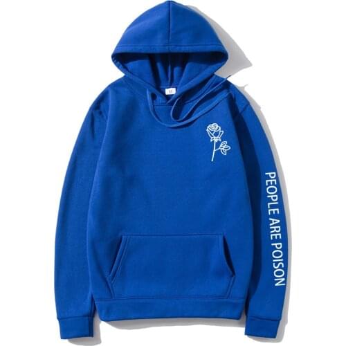 NEW People Are Poison Hoodies Mens Black Fashion Harajuku Sweatshirt Mujer Tumblr Inspired Aesthetic Men/Women Hooded Sweatshir