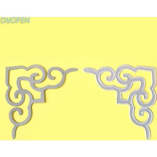 1pc European corner stencil metal Cutting die paper for DIY craft projects scrapbook Paper Album Papercraft projects decorations