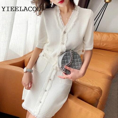 Модные трикотажные платья YIEELACOO China At AliExpress