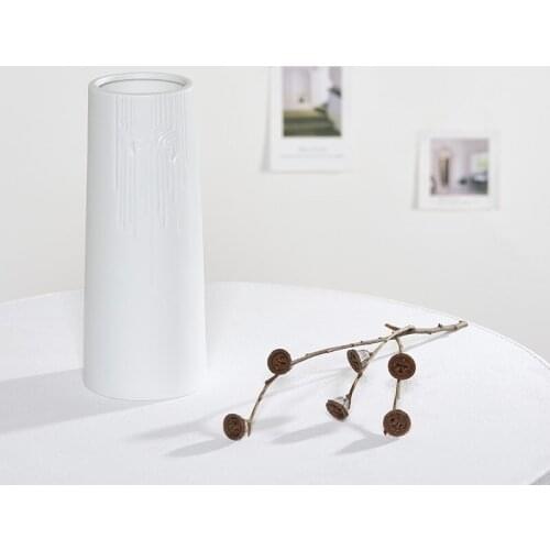 Nordic Ceramic Vase Home Decor Dried Flower Arrangement White Simple Modern Living Room Bedroom Table Decoration декор комнаты