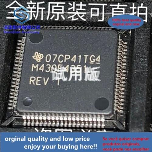 1pcs 100% quality orginal new best qualtiy MSP430F4351IPNR QFP80 M430F4351 MSP430F4351IPN