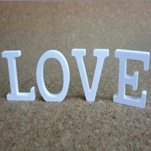 10cm White letters A_Z AND 0 _9 digital home decoration wedding decoration Crafts a birthday present Christmas decoration 1pcs