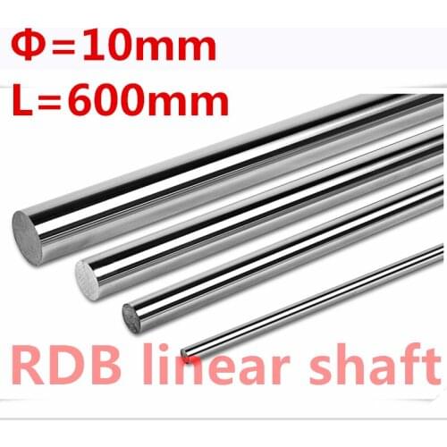 4pcs/lot 10mm linear shaft 600mm 10-600mm harden chrome plated linear rail CNC parts round rod