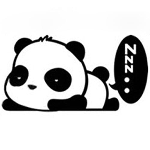 5pcs Lovely Cartoon Panda Room Window Door Decals Decor Removable Wall Switch Sticker