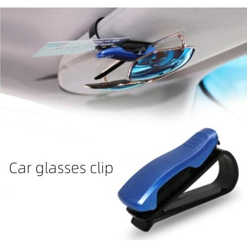 Black Auto Fastener Car Glasses Holder Auto Vehicle Visor Sunglass Eye Glasses Business Bank Card Ticket Holder Clip Support hot