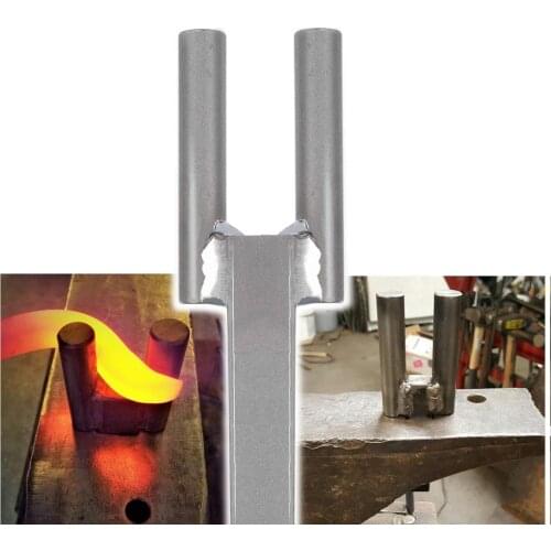 Chuang Qian Blacksmith Hardy Anvil Tool 7/8" hardy Turning Bending Forge Scrolling Twisting