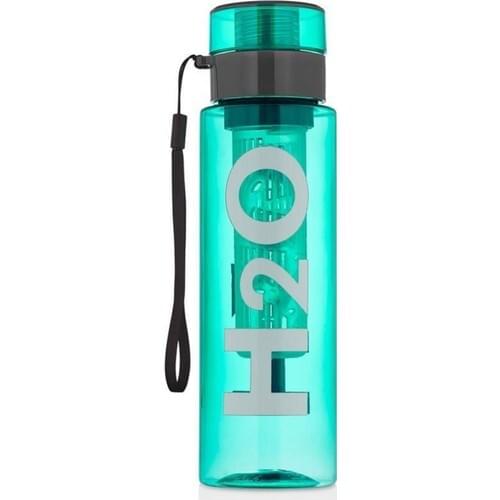 Cosargroup 800 ml Softcover Detox Filtered Drinking Flask, Patterned Detox Pink