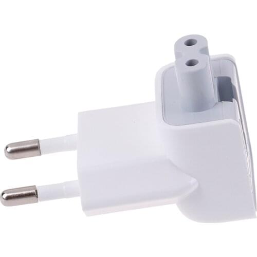 US to EU Plug Travel Charger Converter Adapter Power Supplies for Mac Book 2.8x2.8x1.8x5.5cm