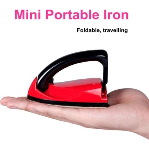 25W electric irons for household mini iron 120-240V dormitory travel small portable iron foldable handle iron