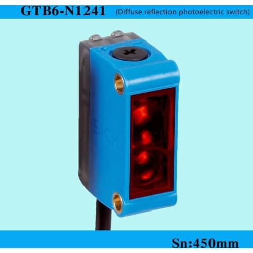 Original German SICK GTB6-N1241 diffuse reflection photoelectric sensor background suppression 1082905