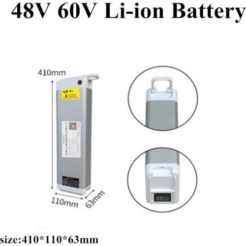 GTK new arrival Aluminum shell electric bike battery 48V 60V 8Ah 10Ah Li-ion Battery with BMS + 2A charger