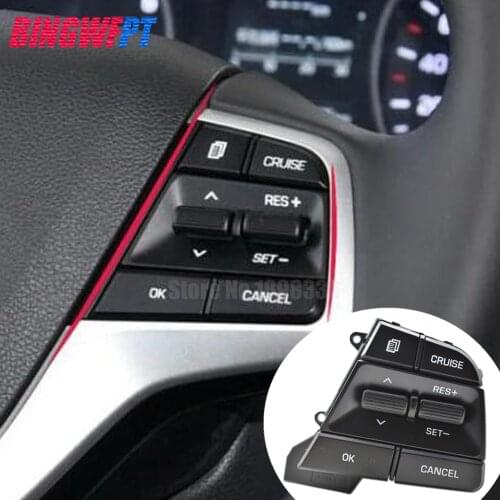 For Hyundai elantra AD Solaris 2017 2018 1.6L Car Cruise Control Steering Wheel Button Steering wheel control switch with Buckle