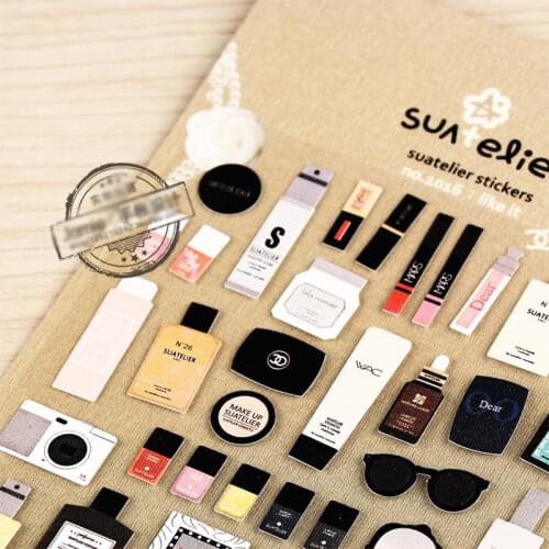 Cosmetic Scrapbooking Sticker Decorative Sticker Diary DIY Decors Album Decals Notebook Planner Accessories Cute Gift Stationery
