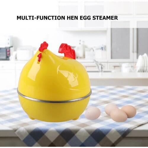 Multifunctional Household Mini Cute Hen Shape Electric Egg Cooker Eggs Boiler Steamer EU