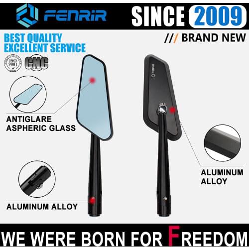 Motorcycle Side Mirror CNC Rearview for HONDA CB1000R CB650 Vfr800/750 Vtx1300/1800 Suzuki SV650 Yamaha Kawasaki KTM Duke Ducati